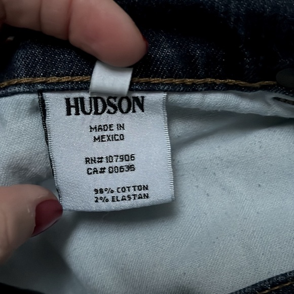 HUDSON Byron Five Pocket Straight Jeans - Picture 9 of 10